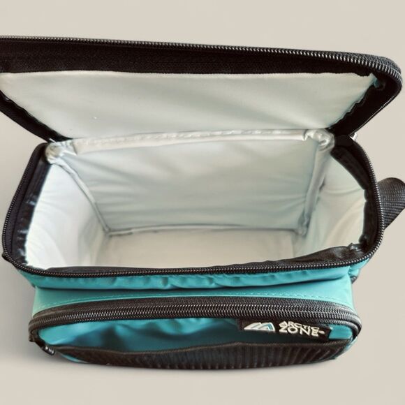 Arctic Zone Soft Shell Insulated Bag Travel Lunch Cooler Teal Strap Net Pocket - Picture 3 of 9